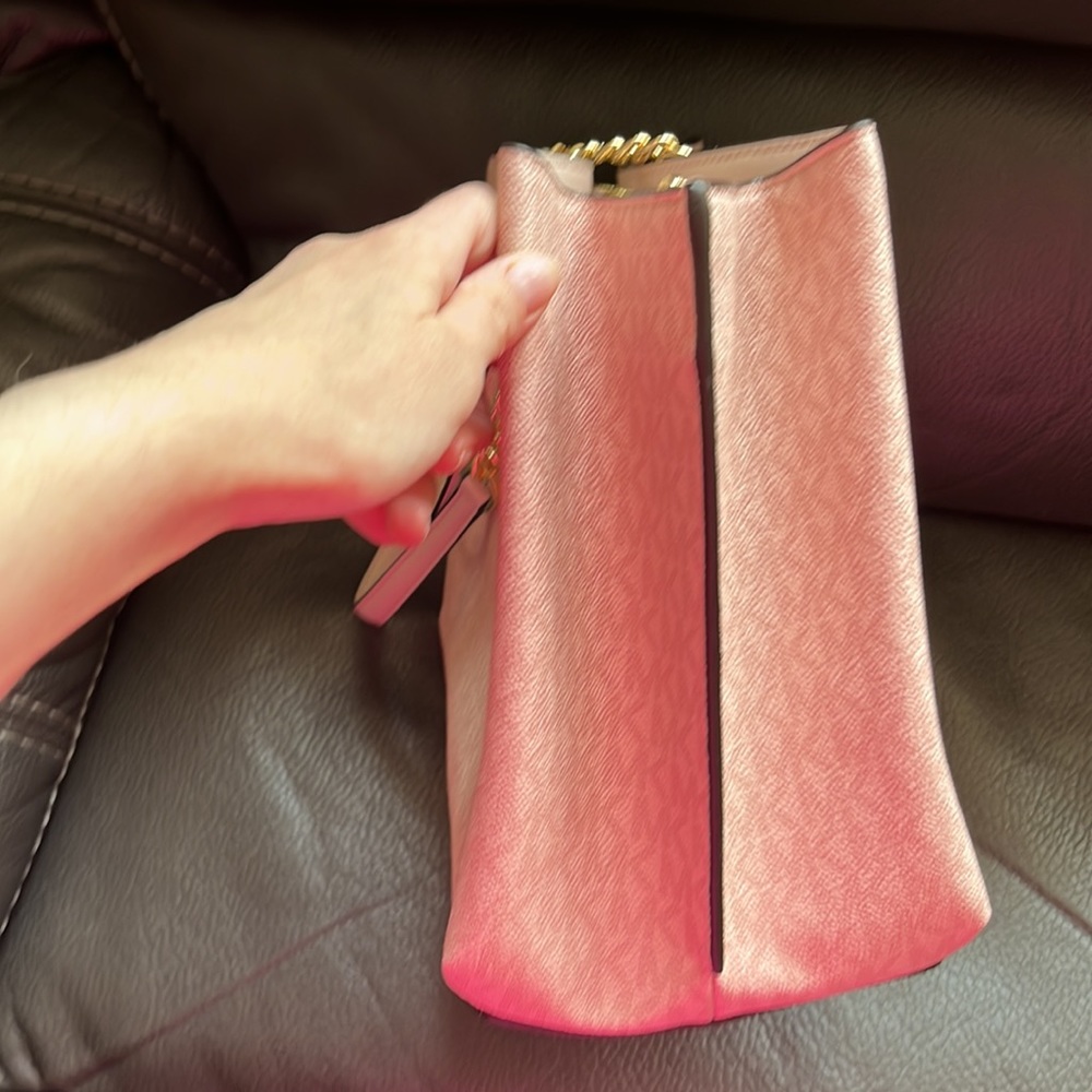 Michael Kors blush color drop satchel - Picture 5 of 13